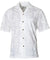 White Hawaiian Shirt Hibiscus Leis White