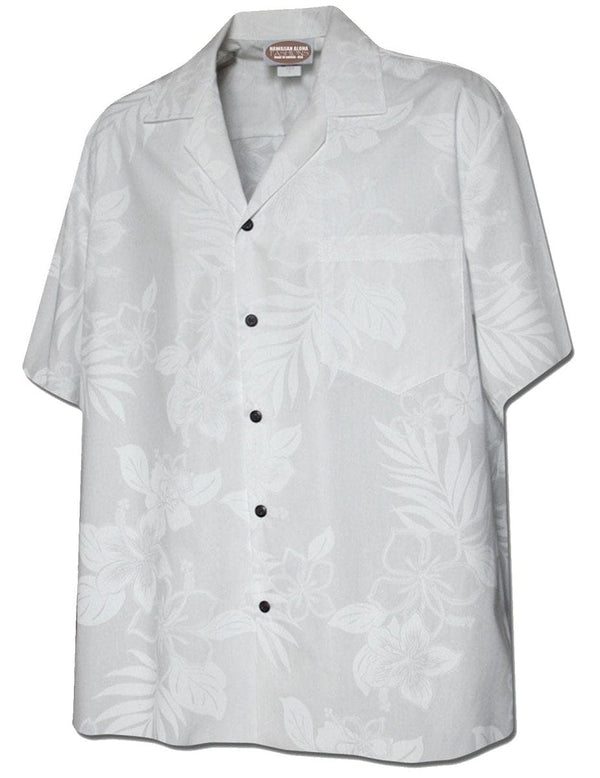 White Hawaiian Shirt La'ele White
