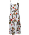 White Hawaiian Dress Slip-On Design Hanapepe