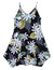 White Tiare Girl's Flower Dress with Scarf Hem Black RJC