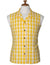 Women Sleeveless Blouse Palaka Top Yellow Yellow