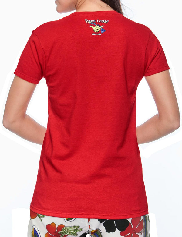 Women T-Shirt Hang Loose Hawaii