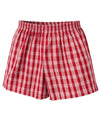 Red Palaka Shorts for Women