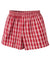 Red Palaka Shorts for Women