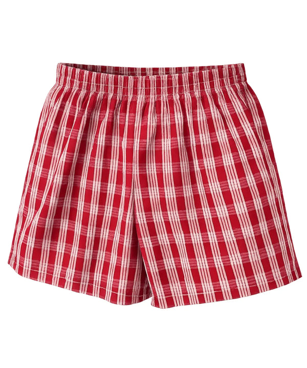 Red Palaka Shorts for Women
