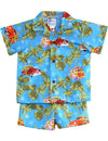 Woody Island Ride Toddler Boy's Clothes 2 Piece Cabana Set Ocean Blue