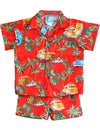 Woody Island Ride Toddler Boy's Clothes 2 Piece Cabana Set Red
