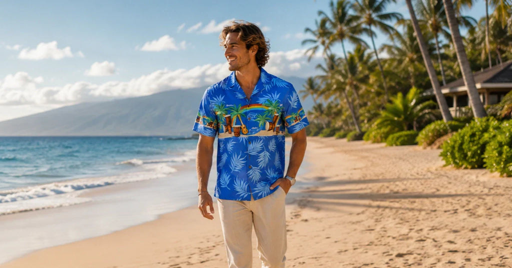 Border Design Aloha Shirts: A Different Take on Tropical Print