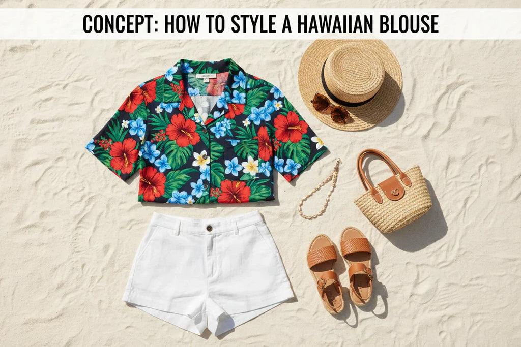 How to Style a Hawaiian Blouse: 8 Outfit Ideas from Beach to Dinner