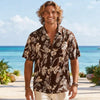 Brown Rayon Hawaiian Shirts Shaka Time Hawaii