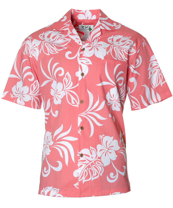Pago Pago Island Shirt Coral KY