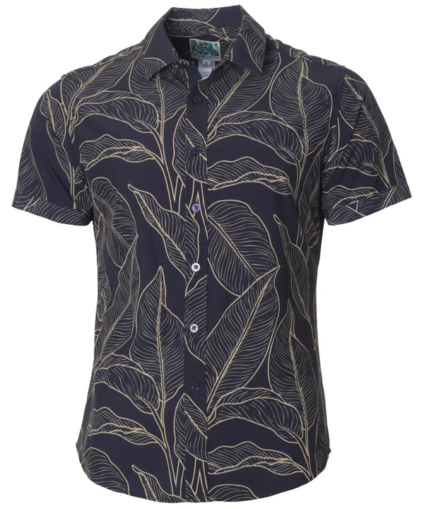 Banana Leaf Island Crew Aloha Shirt