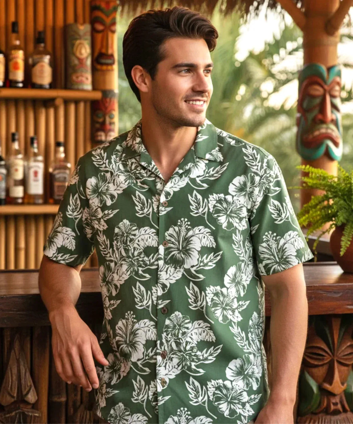 Island Crew Hibiscus Aloha Shirt – Shaka Time Hawaii