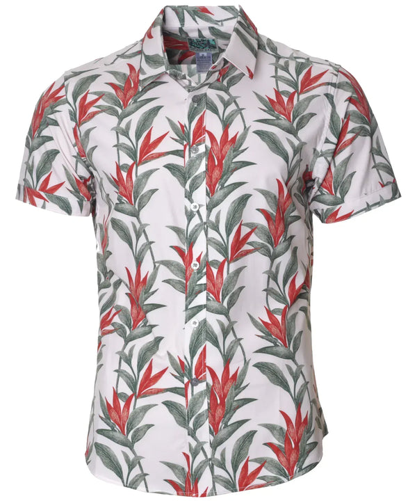 Aloha Shirt Stretchy Wrinkle free Island Jack