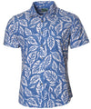 Sound of Leaves Stretchy Wrinkle free Aloha Shirt