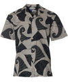 Waves Hawaiian Shirt Black Paradise Found