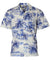 Waikiki Beach Aloha Shirt Blue Paradise Found