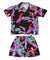 Jungle Bird Boy’s 2 Piece Clothes Rayon Set Black Black