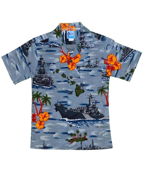 Shirts for Boys Pearl Harbor Hawaii Navy Ships