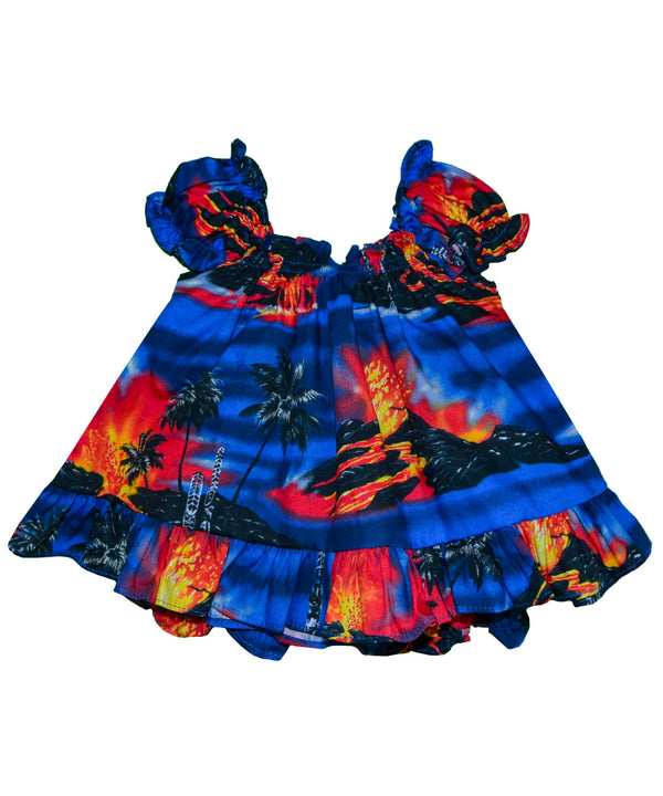 Kilauea Volcano Lava Baby Clothes 2 Piece Capri Set