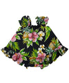 Hibiscus Pineapples Valley Baby Clothes 2 Piece Capri Set