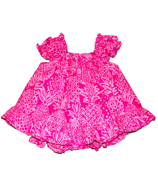 Pineapple Sketch Baby Clothes 2 Piece Capri Set