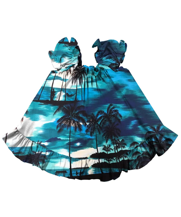Island Sunset Paradise Baby Clothes 2 Piece Capri Set