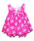 Infant Girl Crossover Yoke Dress Set Traveling Honu Pink