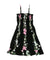 Hibiscus Leis Girls Hawaiian Smock Dress with Ruffle