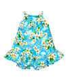 Mini Plumeria Leis Baby Girl Halter 2PC Set