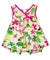 Infant Girl Crossover Yoke Dress Set Little Hula Girl Beige