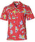 Hawaii Luau Aloha Shirt Red