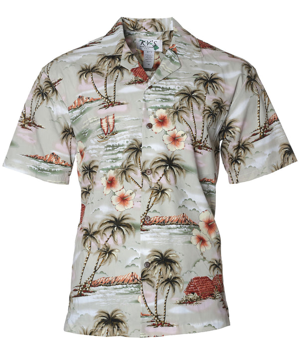 Paradise of Kauai Shirt Green KY