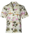 Hawaiian Shirt Flamingo Ohana Yellow