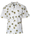 Island Palm Trees Hawaiian Shirt White KY