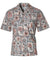 Outrigger Tapa Hawaiian Shirt Red