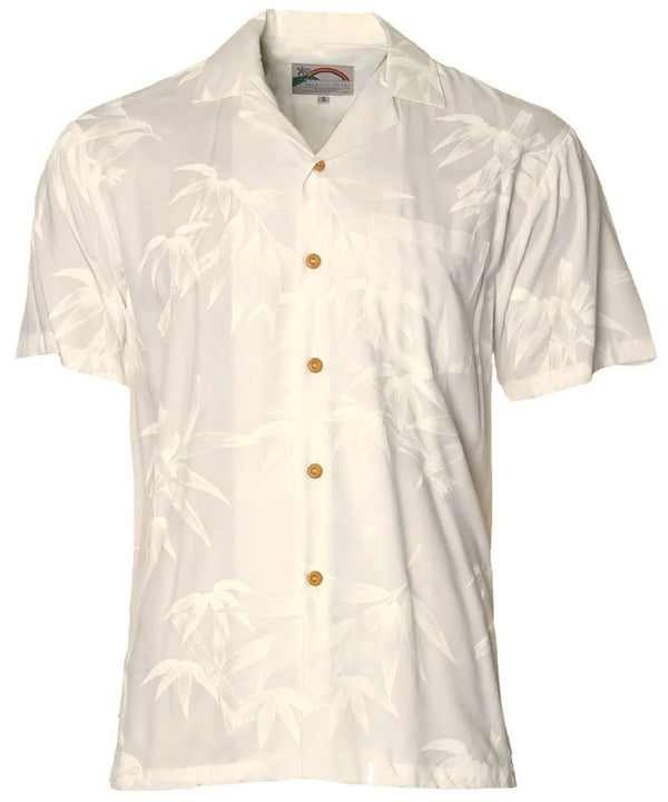 Tropical Bamboo Shirt Off-White