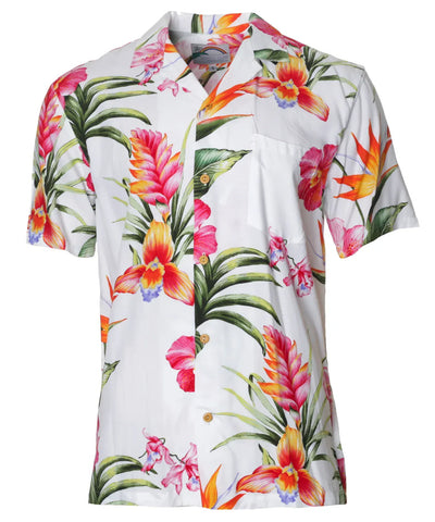 Blooming Orchids Aloha Shirt – Shaka Time Hawaii