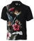 Birds of Paradise Hibiscus Shirt Black
