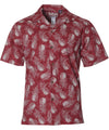 Pineapples Mirage Aloha Shirt Red