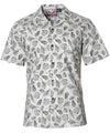 Costal Seashell Aloha Shirt Cream