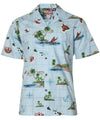 Voyagers Tale Hawaiian Shirt Proud Legacy of Aloha Light Blue