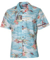 Hawaiian Shirt Kamehamea Kingdom Aqua