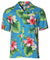 Hawaiian Shirt Tropical Hoku Turquoise