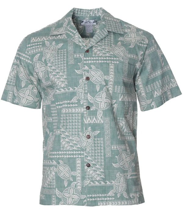 Honu Tapa Aloha Shirt
