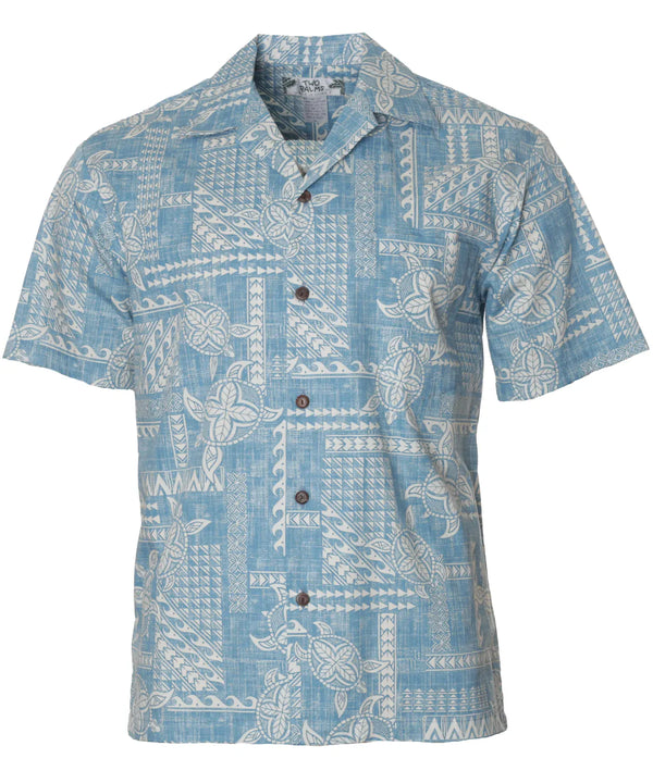 Honu Tapa Aloha Shirt
