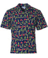 Hawaiian Shirt Hula Gal Navy