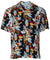 Parrots Vacation Aloha Shirt Black