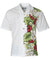 Alika Side Border Band Design Shirt White KY