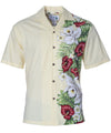 Alika Side Border Band Design Shirt Yellow KY
